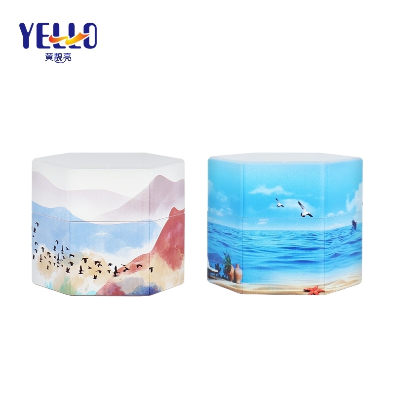 35g 1oz Luxury Plastic Cosmetic Jars For Cream / Eco Friendly Cosmetic Container