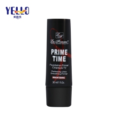 30ml 50ml Black Foundation Cosmetic Soft Tube / LDPE Plastic Cream Lotion Tube