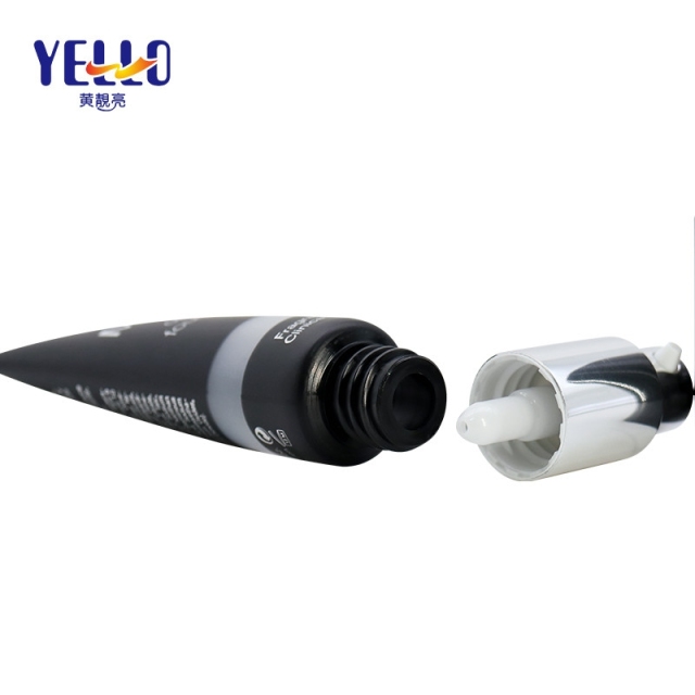 Black Pump Airless Cream Tubes / Empty PE Plastic Tubes