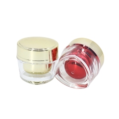 Mini PMMA Cosmetic Jars for Cream , 15ml Empty Eye Cream Jar Packaging