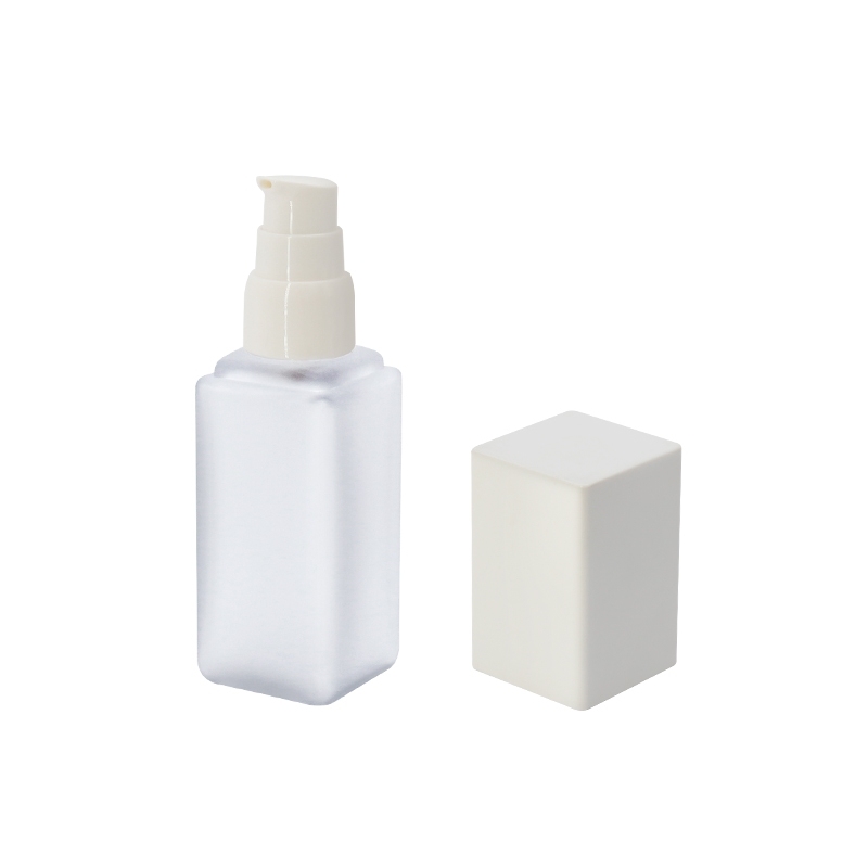 Luxury PET Rectangular Empty Cosmetic Fine Mist Spray Bottle Heavy Wall