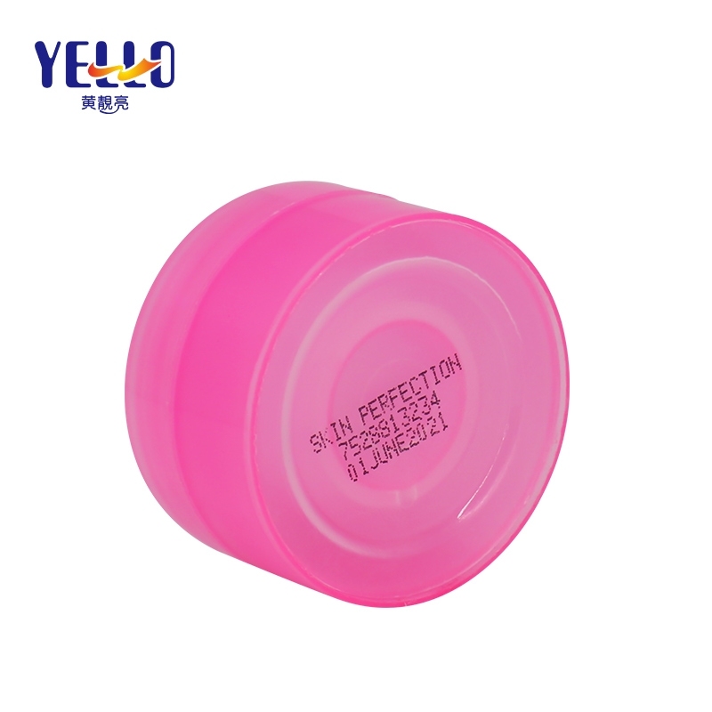 10g Plastic Empty Makeup Cosmetic Cream Jar , PP Round Pink Jars for Lip Balms