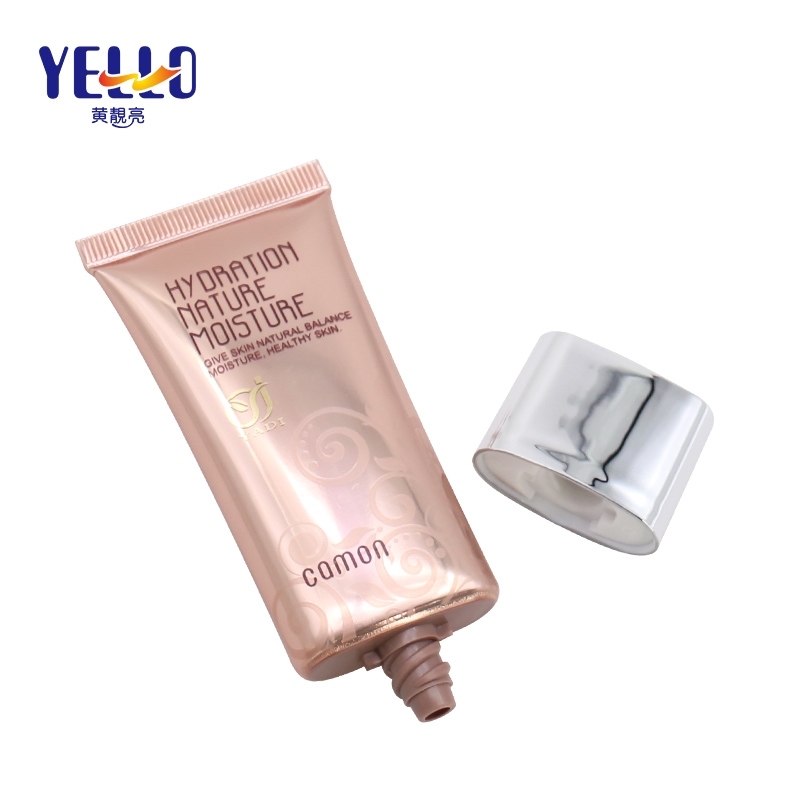 Flat BB CC Cream Foundation Cosmetic Cream Tube / Laminated Empty Lotion Tubes