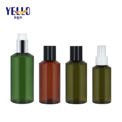 100ml 150ml 200ml PET Plastic Spray Bottles / Amber Fine Mist Spray Bottle Wholesale