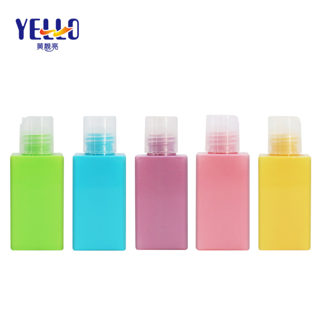 Tiny Plastic Cosmetic Bottles , Portable Refillable Lotion Bottle 1oz
