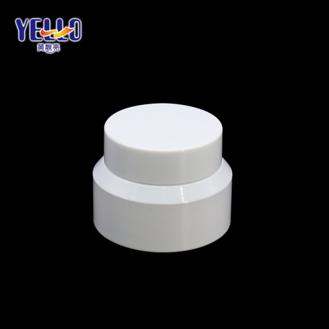 20g 20ml Empty White Cream Jars / Small Double Wall PET Eye Ccosmetic Cream Jar Container
