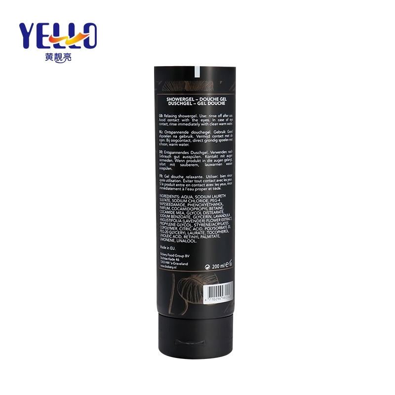 200g Big PE Plstic Tubes For Body Lotion / Customized Empty Cosmetic Hair Cream Tube in 200ml Packaging