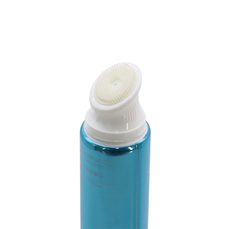 New Empty Plastic Cosmetic Tube With Brush / Squeeze Cream Lotion Tubes Private Customzied