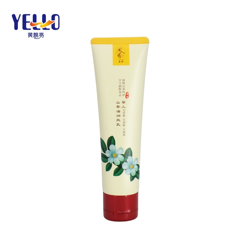 Cosmetic Squeeze Plastic Soft Tubes With Flip Top Cap