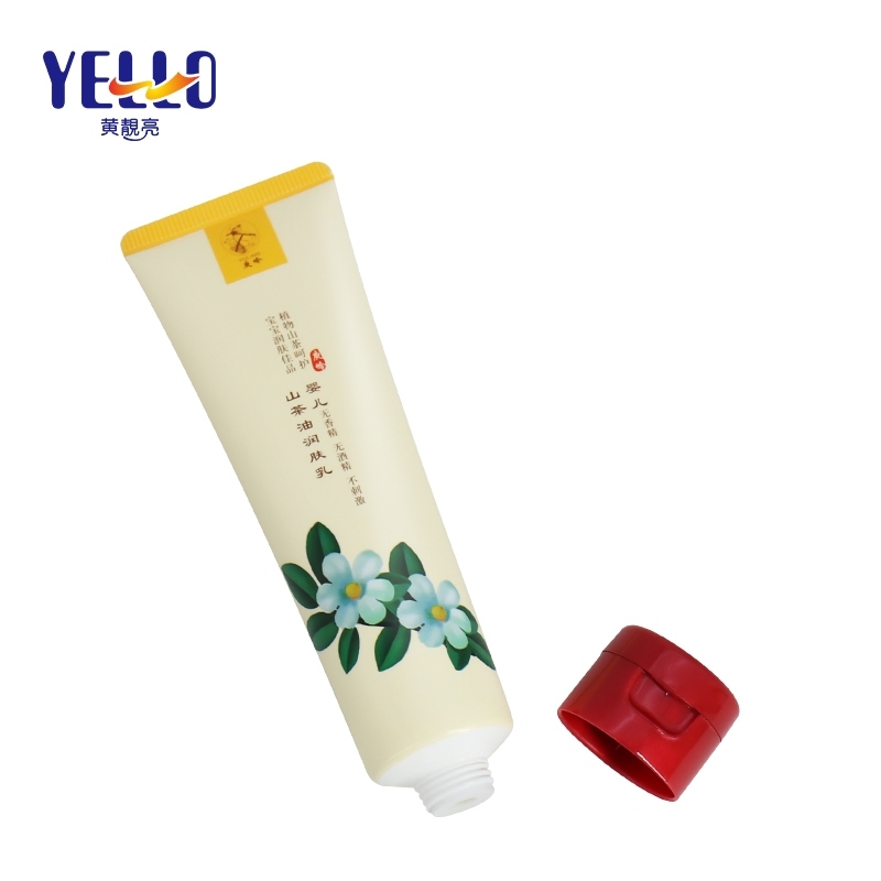 Cosmetic Squeeze Plastic Soft Tubes With Flip Top Cap