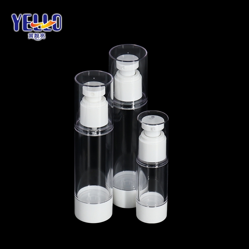 AS Plastic Transparent Skincare Airless Spray Bottles 30ml 80ml 100ml