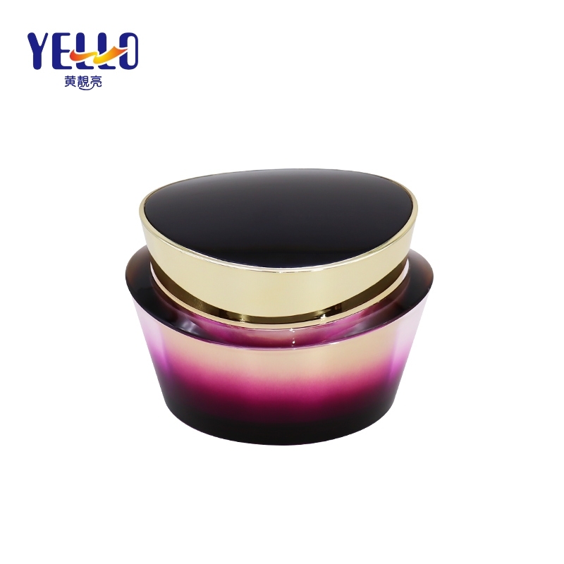 Luxury Skincare Cosmetic Cream Jar Custom Printing PMMA Material
