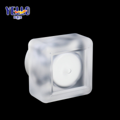 Square Frosted PS Plastic Face Cream Containers , 50g Empty Lotion Jars