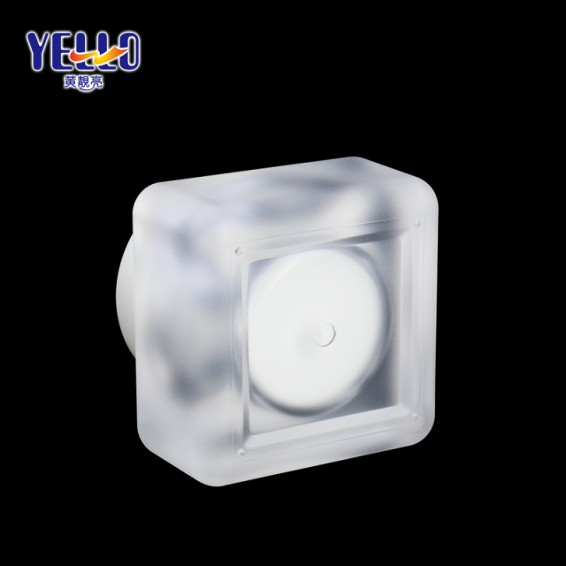 Square Frosted PS Plastic Face Cream Containers , 50g Empty Lotion Jars