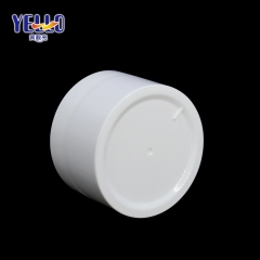 100g White Big Cosmetic Cream Jar Containers Empty , Split Grid Plastic Pots For Cream