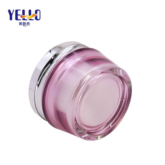 Gorgeous Face Mask Empty Jars , 50g PMMA High End Cream Pots Wholesale