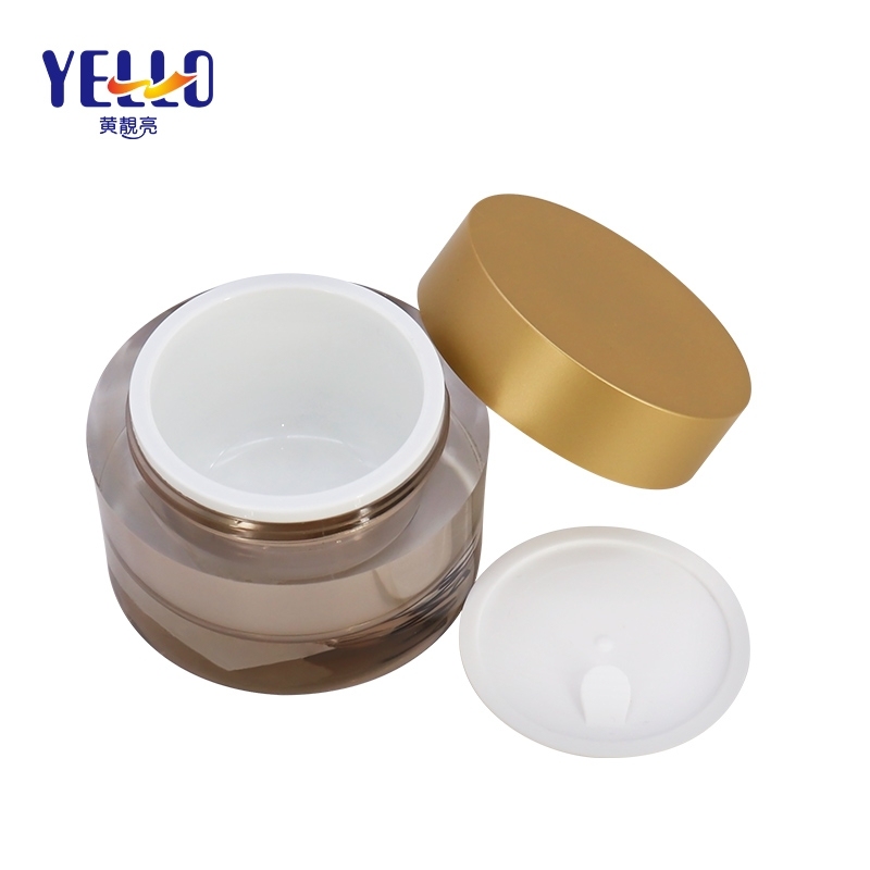 Luxury Acrylic Jars With Lids 30g 50g / Empty Face Cream Cosmetic Containers