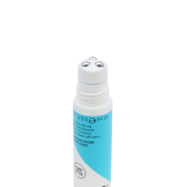 15 Gram Empty Plastic PE Cosmetic Massage Eye Cream Tubes / Roller On Ball Tube Containers
