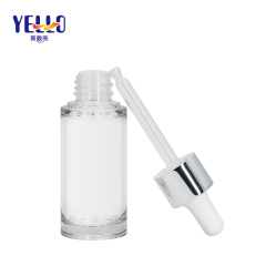 15ml 25ml Cosmetic Bottles With Dropper / Skincare Serum Face Oil Dropper Bottles