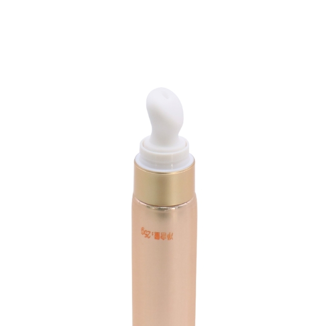 25ml Small Volume Primer Cosmetic Tubes With Massage Head , Plastic Empty Lotion Airless Containers