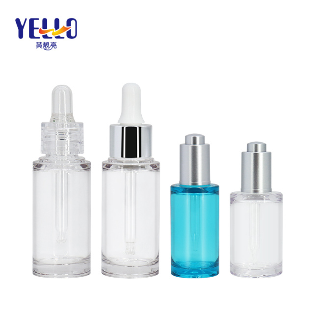 15ml 25ml Cosmetic Bottles With Dropper / Skincare Serum Face Oil Dropper Bottles
