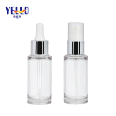 15ml 25ml Cosmetic Bottles With Dropper / Skincare Serum Face Oil Dropper Bottles
