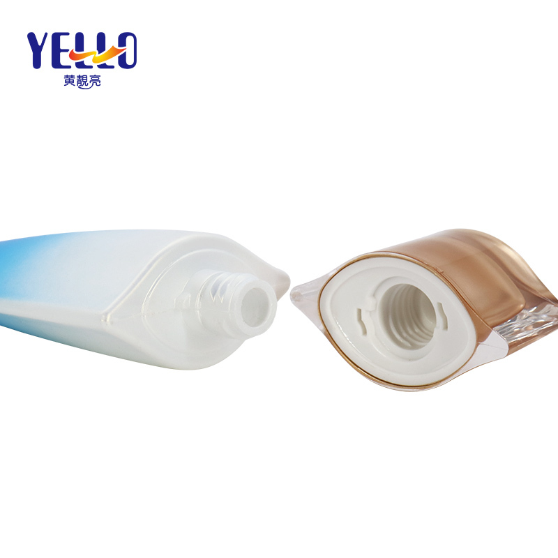 50ml PE Plastic Sunscreen Cream Lotion Bottles / Empty Nozzle Bottles With Acrylic Lids
