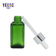 Transparent Green Purple Plastic Dropper Bottles 15ml 40ml For Face Oil Or Serum