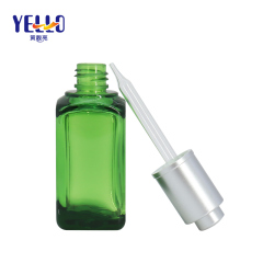 Transparent Green Purple Plastic Dropper Bottles 15ml 40ml For Face Oil Or Serum