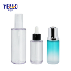 Custom Made Plastic Dropper Bottles 40ml 100ml / Serum Dropper Bottles For Cosmetics