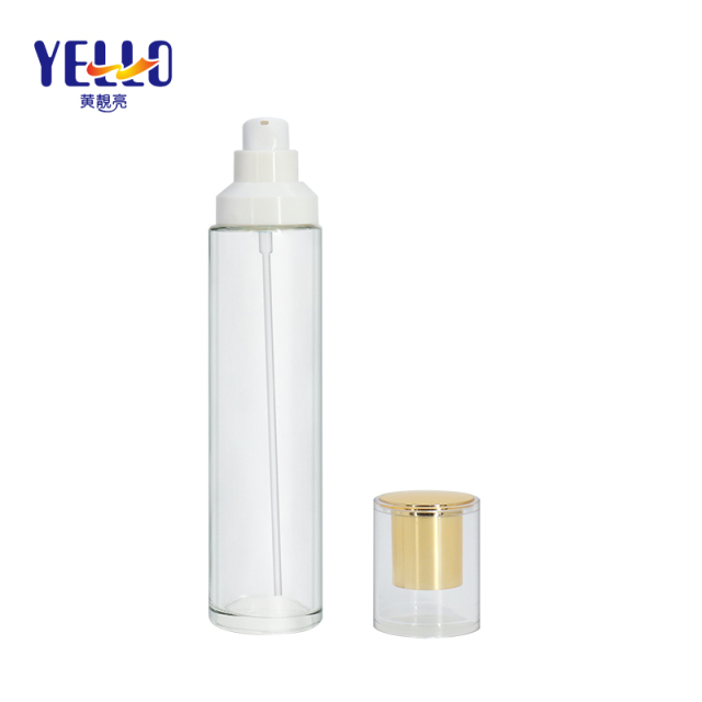 120ml 4oz Empty Frosted Glass Lotion Spray Pump Bottles , Luxury Glass Cosmetic Set