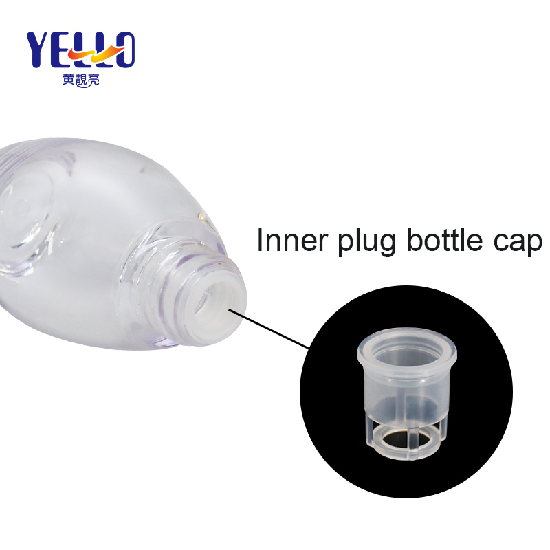 Unique Shape 40ml Empty Cosmetic Dropper Bottle With Gold Press Dropper