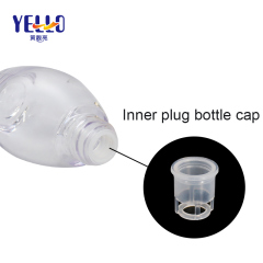 Unique Shape 40ml Empty Cosmetic Dropper Bottle With Gold Press Dropper