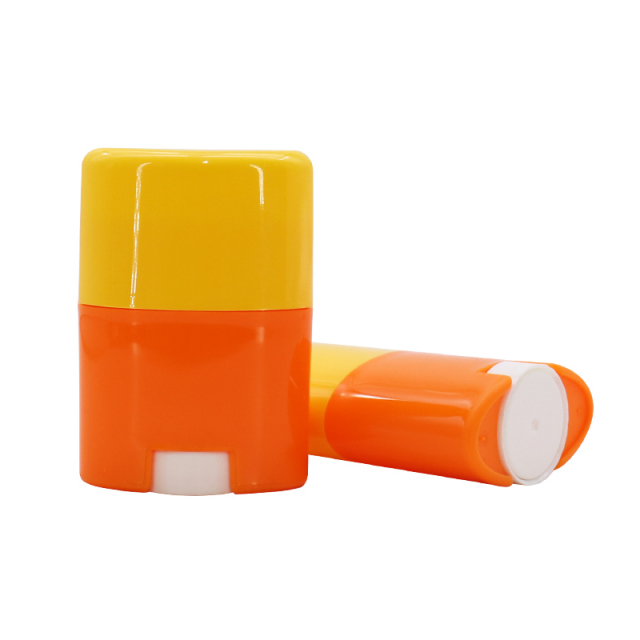 30g 50g PP Plastic Sunscreen Stick Bottles , Empty New Design