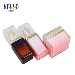 New Design Square Acrylic Cream Jars 30g 50g / Pink Fancy Plastic Cosmetic Empty Jars