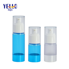 15ml 30ml Refillable Clear Airless Cosmetic Spray Bottles / Empty Plastic Liquid Bottle