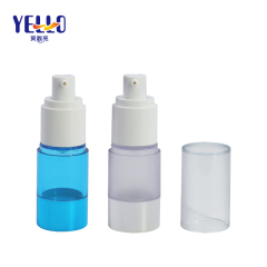 15ml 30ml Refillable Clear Airless Cosmetic Spray Bottles / Empty Plastic Liquid Bottle