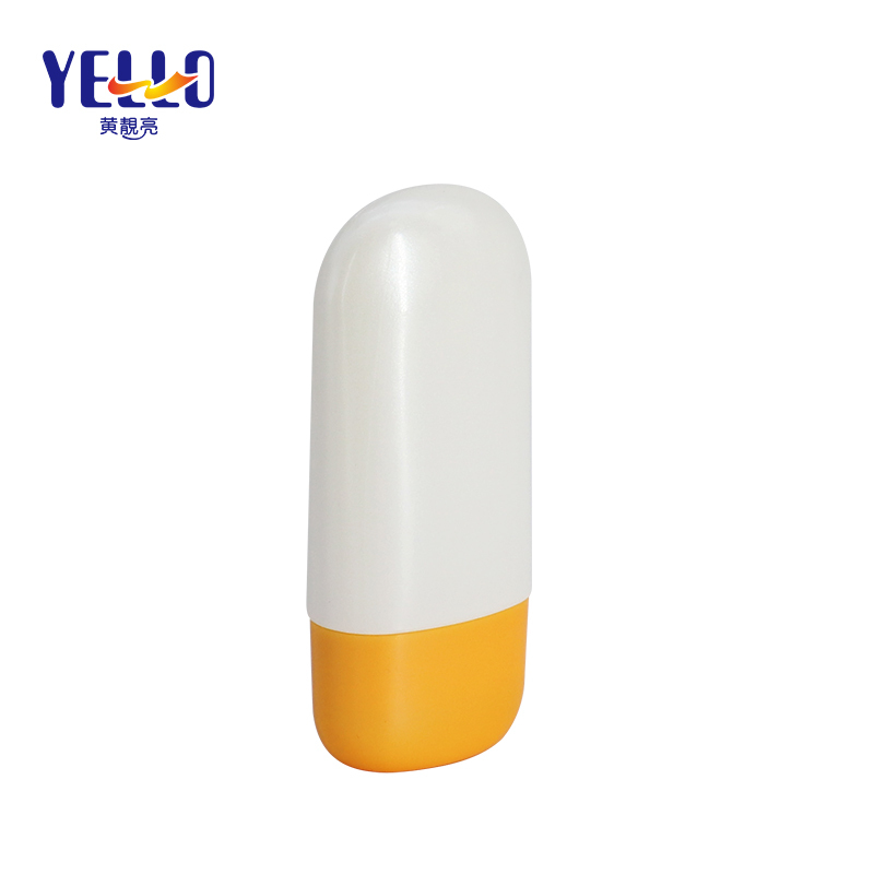 Round Plastic Flat Eyes Cream Nozzle Bottle 50ml 1.7oz / Customized Made Empty Skincare Bottles