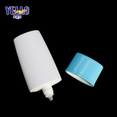 Squeezing Plastic Flat Bottles For Sunblocks Cream , Empty Customized Cosmetic Packaging Bottle
