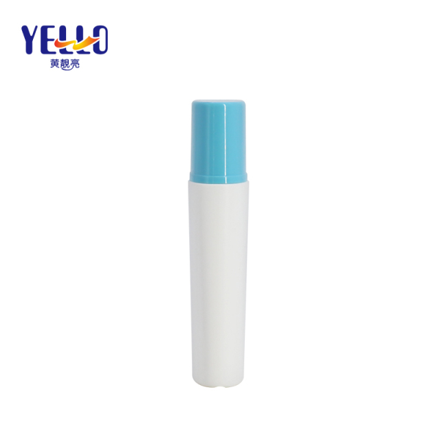Squeezing Plastic Flat Bottles For Sunblocks Cream , Empty Customized Cosmetic Packaging Bottle