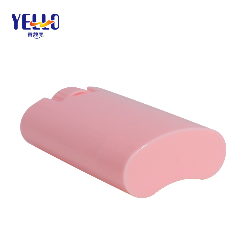 20g Fancy Pink Sunscreen Stick Bottle , Empty Plastic Bottle Deodorant Container