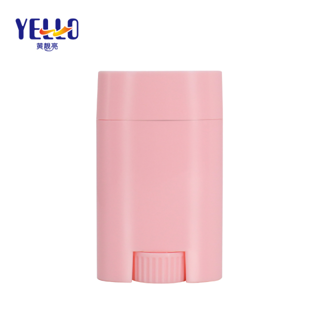 20g Fancy Pink Sunscreen Stick Bottle , Empty Plastic Bottle Deodorant Container