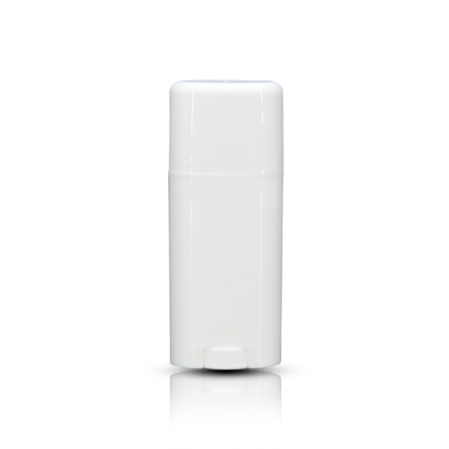 Pure White Plastic Sun Block Stick Container Roll On Bottle 50ml