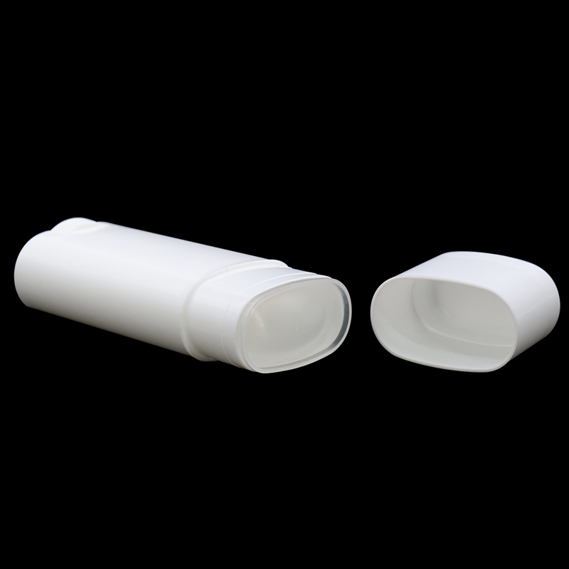 Pure White Plastic Sun Block Stick Container Roll On Bottle 50ml