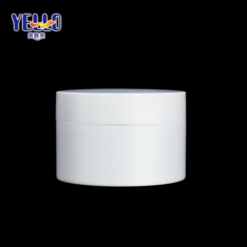 White Emty Dual Chamber PET Jars, 50g 100g Cosmetic Container Wholesale