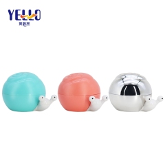 Snail Shape Plastic Face Cream Jars, Custom Made Cosmetic Packaging Jars