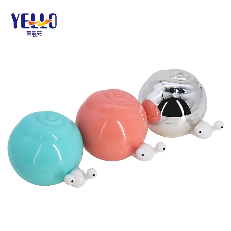 Snail Shape Plastic Face Cream Jars, Custom Made Cosmetic Packaging Jars