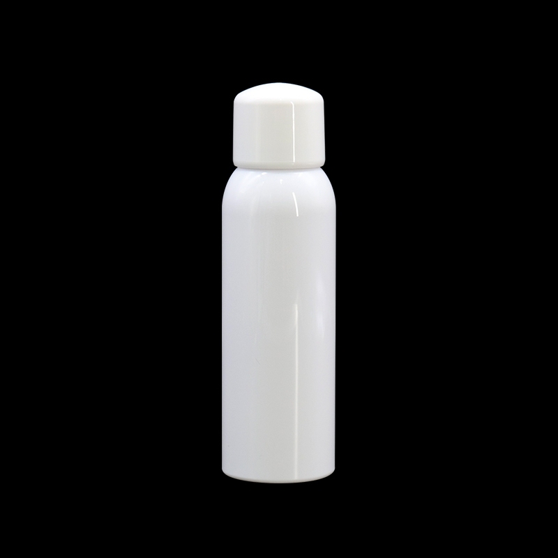White Cover Cylinder Fine Mist Spray Bottles 100ml 150ml , Empty Cosmetic Bottle Wholesale