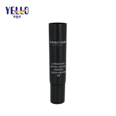 7ml Black Nozzle Head Plastic Ointment Tubes , Customized Colors Container
