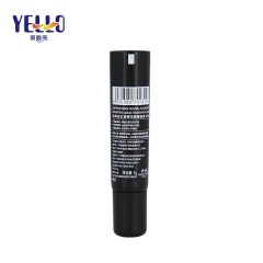 7ml Black Nozzle Head Plastic Ointment Tubes , Customized Colors Container
